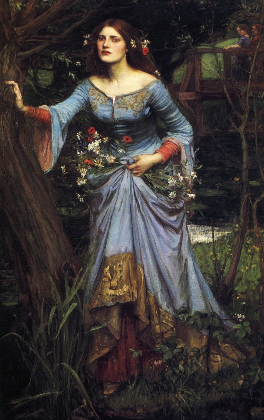 Ophelia in Detail John William Waterhouse